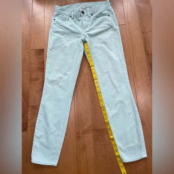 J-Crew Skinny Stretch Cord Pant Burgundy 02655 - Picture 5 of 5